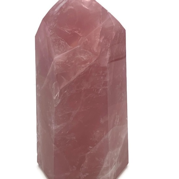 Rose Quartz Tower Point Healing Stone Crystal - Picture 3 of 11
